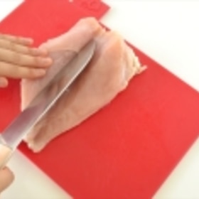 鶏ムネ肉の切り方